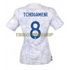 Original Fußballtrikot Frankreich Aurelien Tchouameni 8 Auswärtstrikot WM 2022 Für Damen